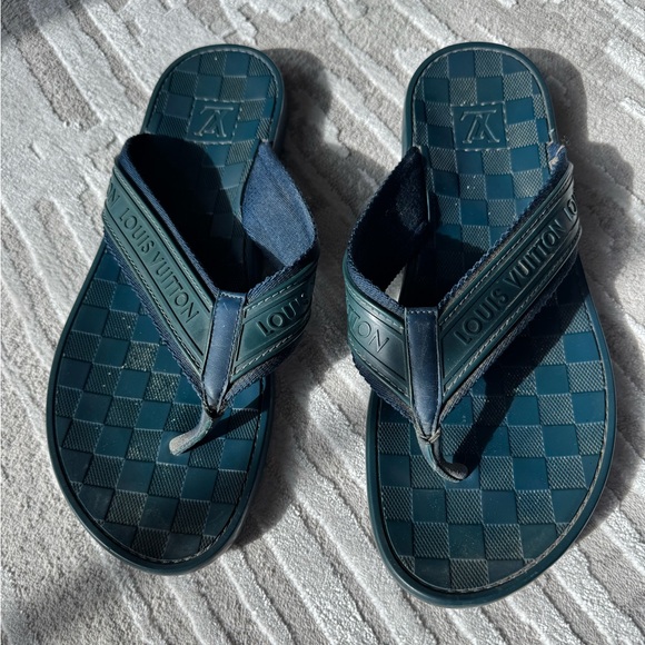 Louis Vuitton Blue Men's Sandals - Picture 6 of 6